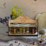 Díszdobozos méz válogatás 3 db kis kiszerelés 150 gr.