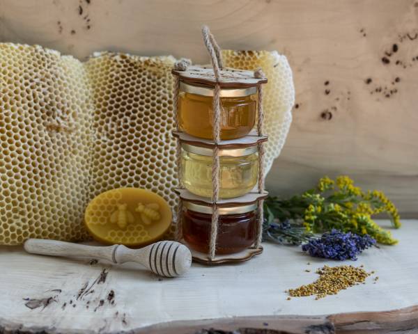 Méz válogatás torony 450 gr.
