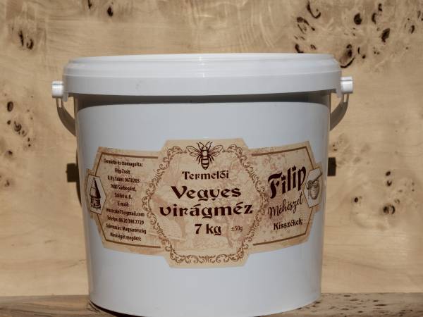 Vegyes virágméz 7 kg.