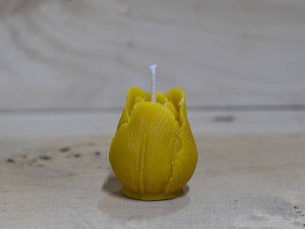 Tulipán méhviasz gyertya 33 gr.