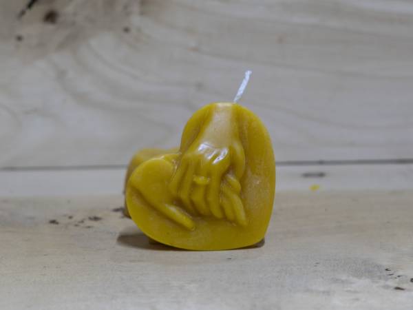 Esküvői méhviasz gyertya 25 gr.