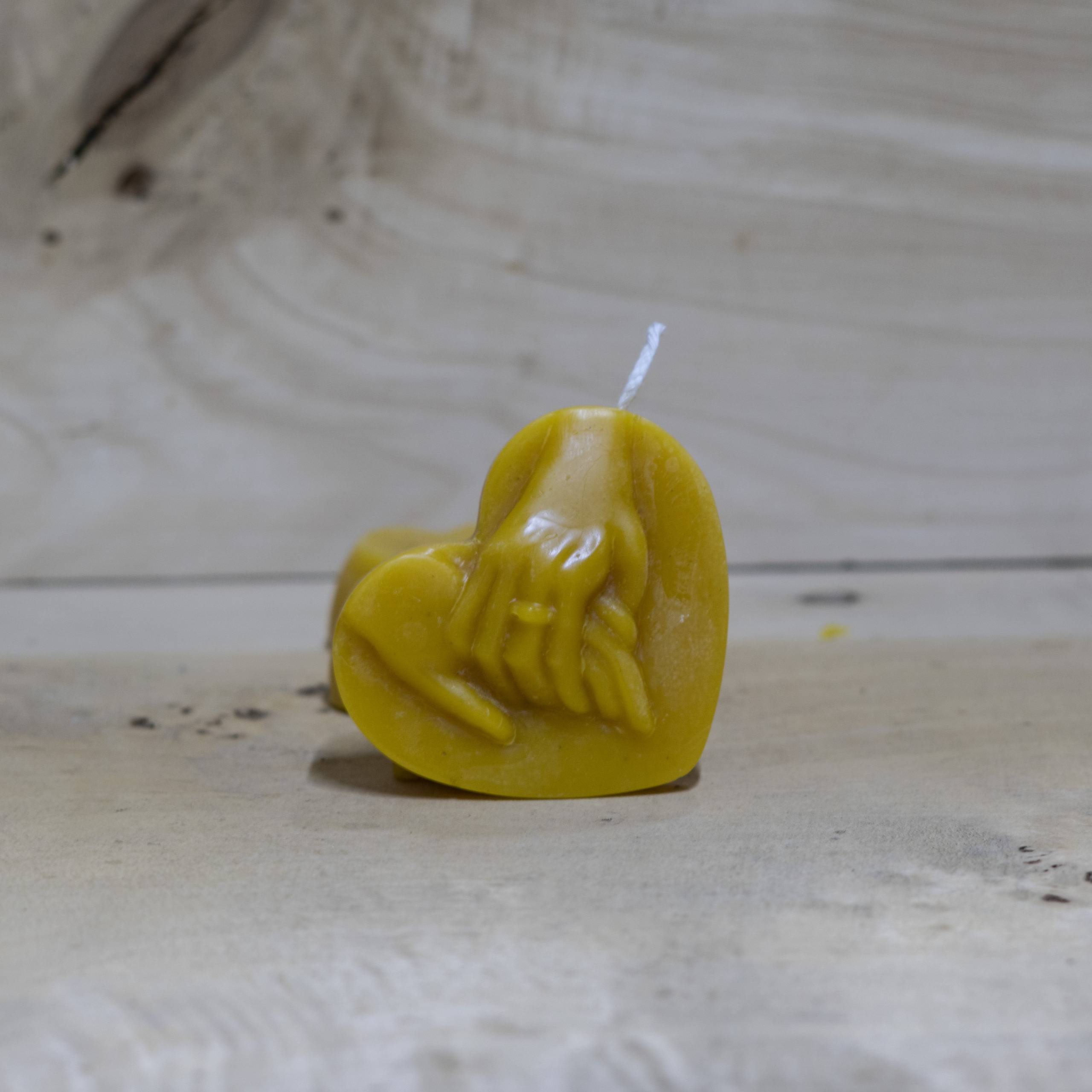 Esküvői méhviasz gyertya 25 gr.