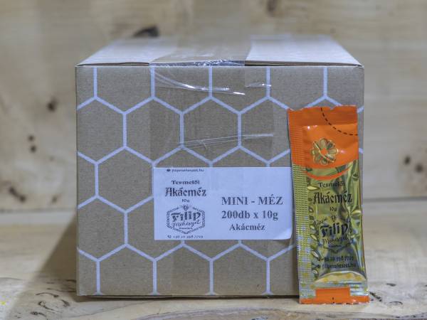Tasakos kiszerelésű akácméz 10 gr.