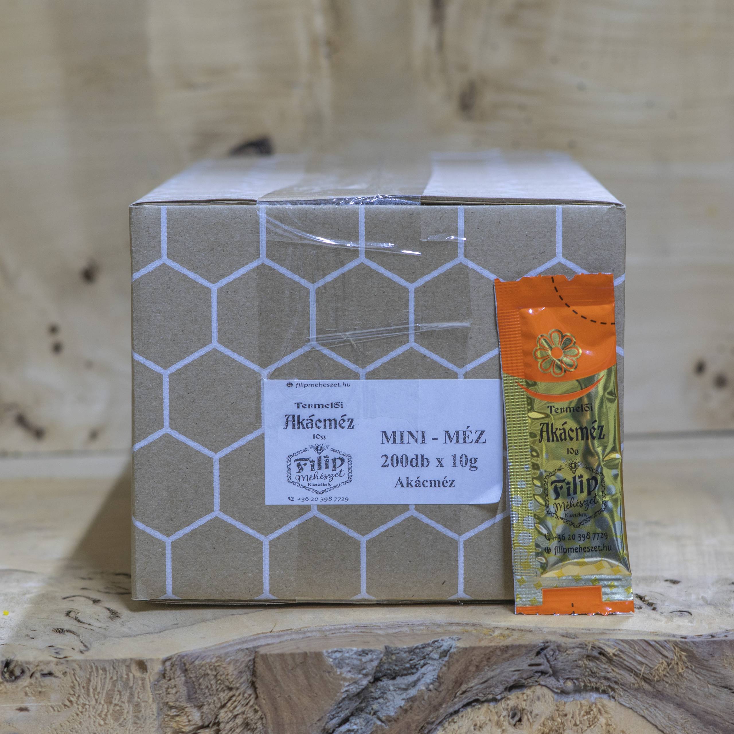 Tasakos kiszerelésű akácméz 10 gr.
