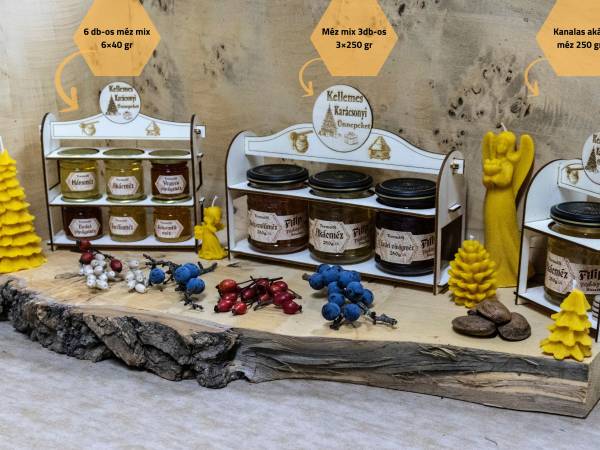 6 db-os méz mix 6×40 gr - karácsonyi